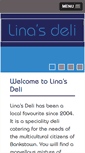 Mobile Screenshot of linasdeli.com